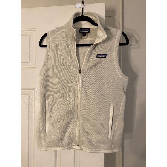 Patagonia Women's Better Sweater® Cream Fleece Vest Size Small - Picture 1 of 6